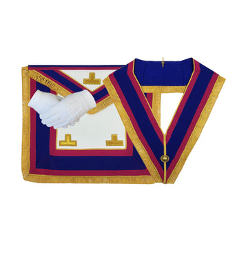 Masonic Mark Regalia Provincial Full dress Apron and collar Set